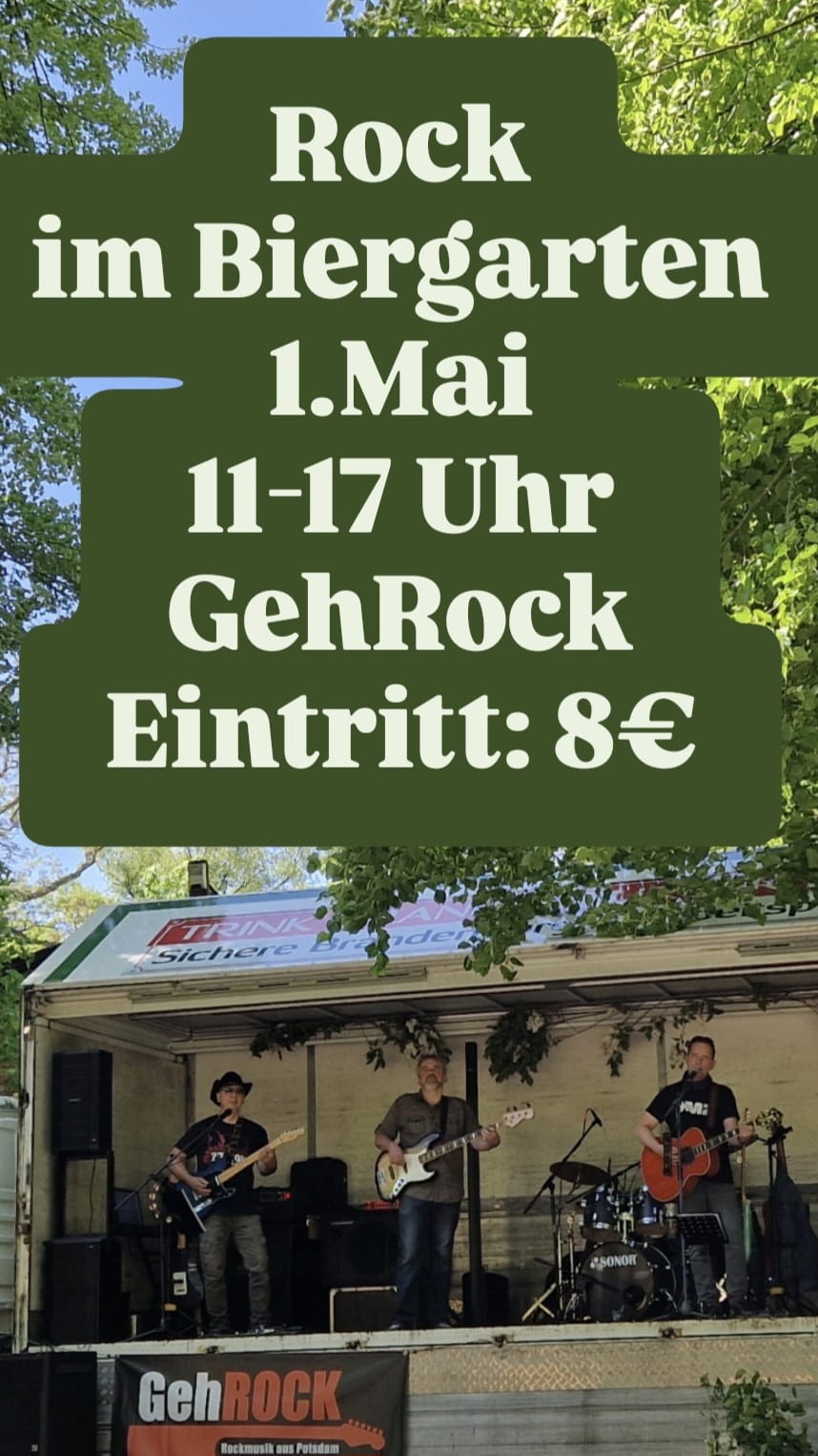 1. Mai live Musik mit "GehRock"