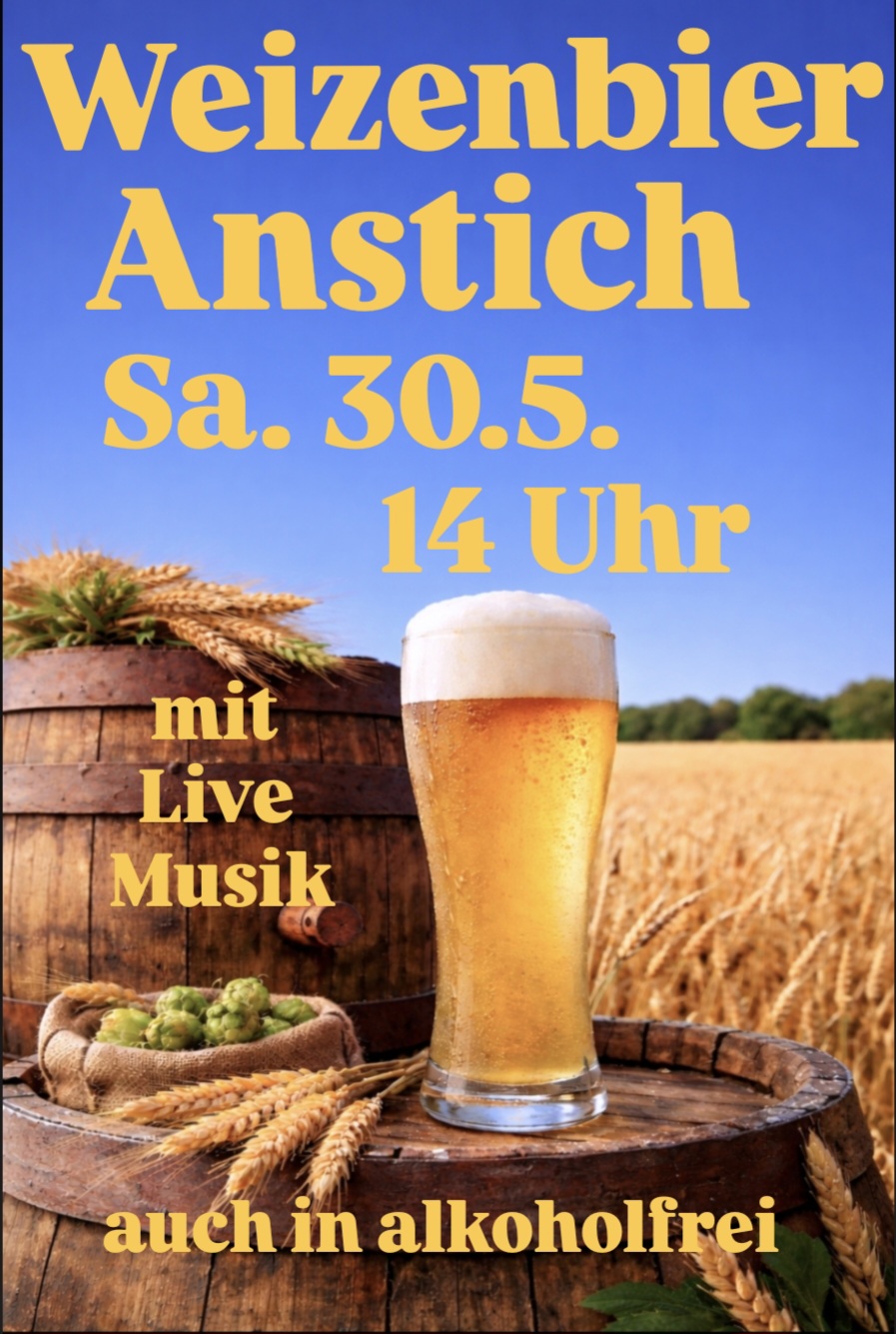 Weizenbieranstich